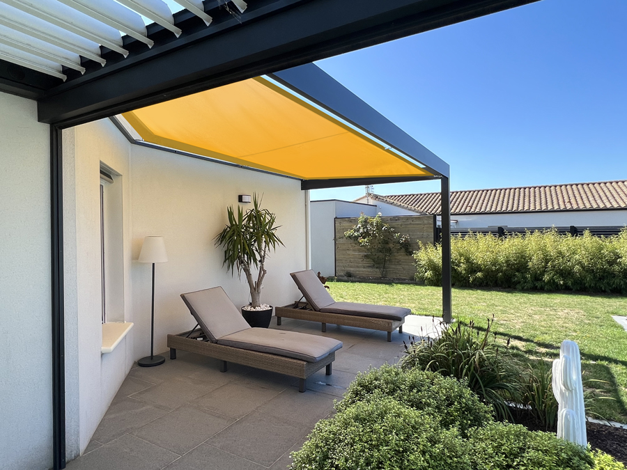 pergola toile tendue tellier